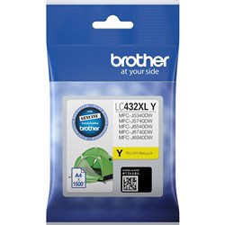 Brother LC-432XLY Ink Cartridge High Yield Yellow