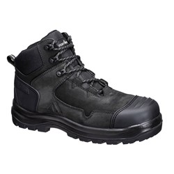 Portwest Apex Composite Mid Boot S3S Heat Slip Fuel Oil Water Resistant Size 50 Black