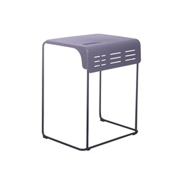 Sylex Baccalaureate Stackable Table 610W x 470D x 720mmH Charcoal