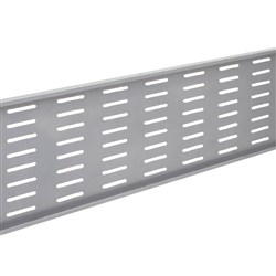 Rapidline Rapid Span Metal Modesty Panel 1280W x 300mmH Silver Grey