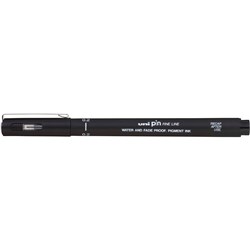 Uni Pin 200 Fineliner Drawing Pen 0.2mm Black