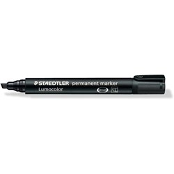 Staedtler 350 Lumocolor Permanent Marker Chisel 2-5mm Black