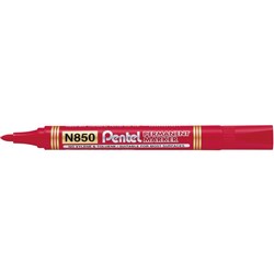 Pentel N850 Permanent Marker Bullet 1.5mm Red