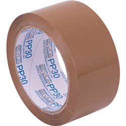 Vibac PP30R Packaging Tape 48mmx75m Brown Pack of 6