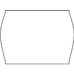 Pricing Gun Labels White Permanent 22 x 16mm Pack Of 10