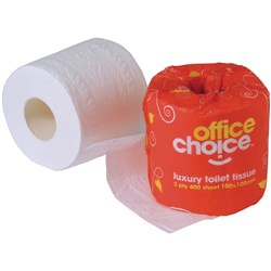 Office Choice Toilet Paper Rolls 2 Ply Carton Of 48