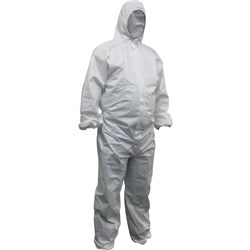 Maxisafe Disposable Coveralls Polypropylene 3XL White