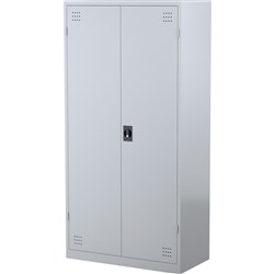 Steelco Steel Personal Wardrobe 914W x 463D x 1830mmH Silver Grey